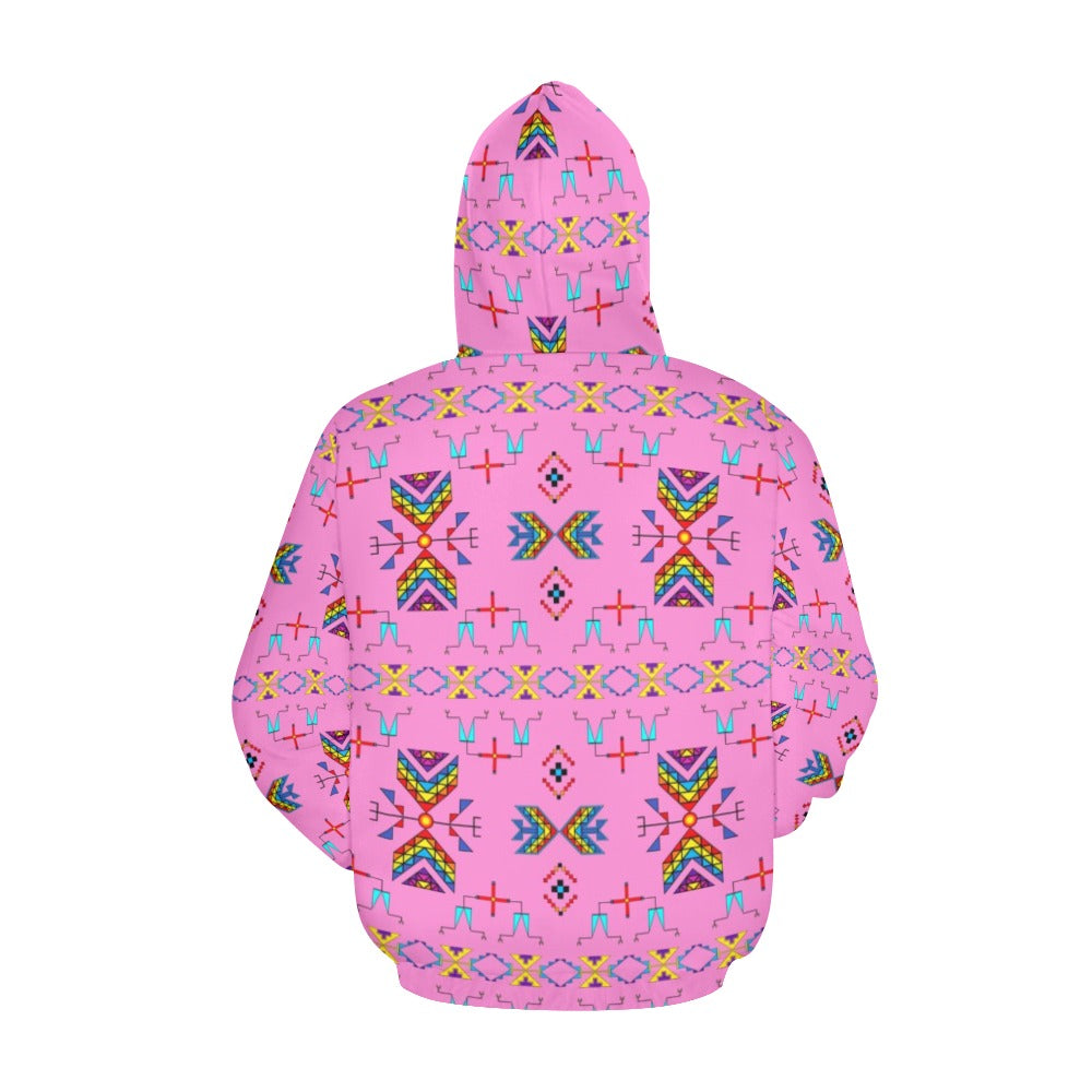 Rainy Chief Rainbow Blush Hoodie for Women