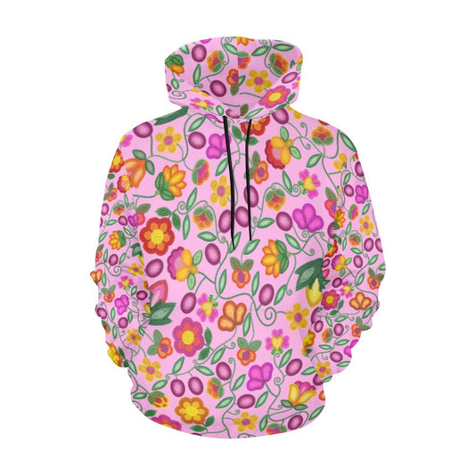 Boreal Bounty Pink Hoodie for Women