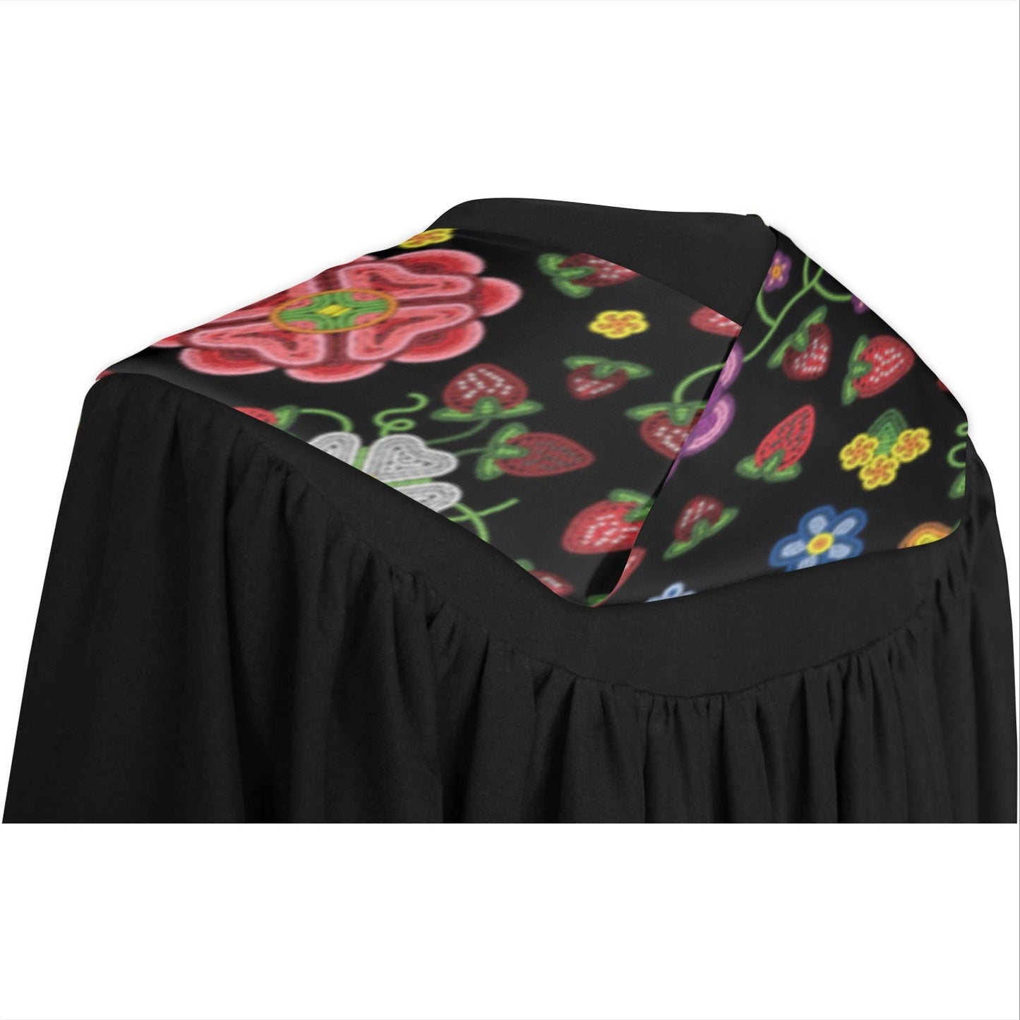 Berry Pop Midnight Graduation Stole