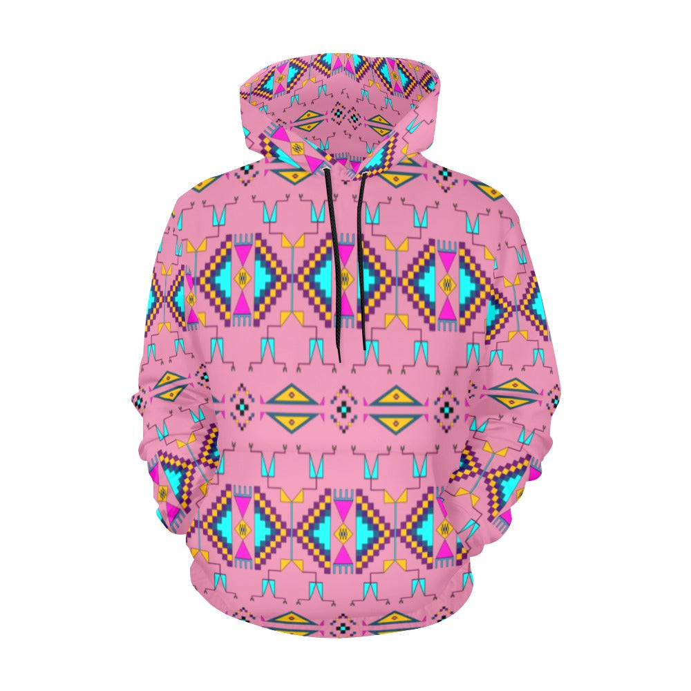 Rite of Passage Pink Hoodie for Men