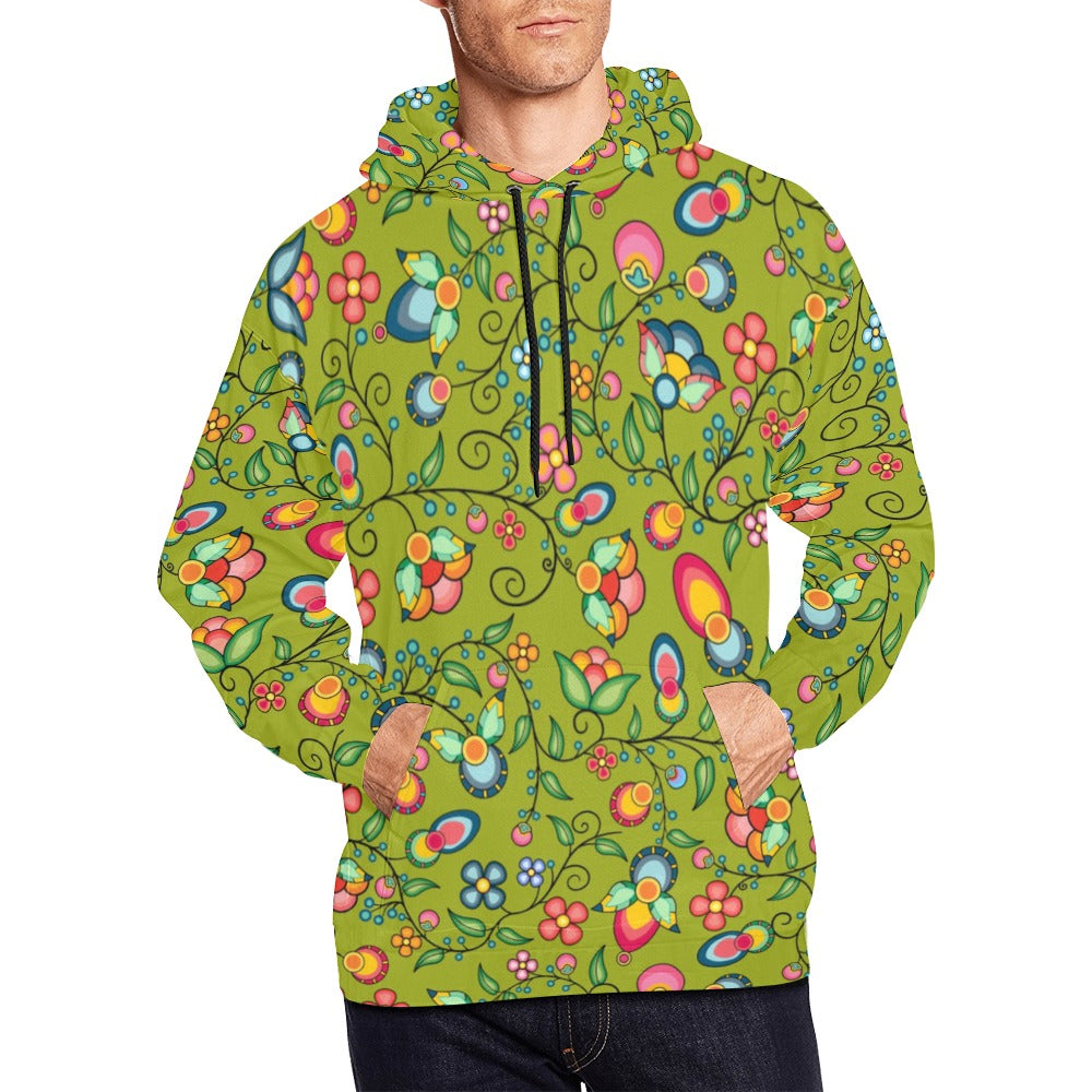 Floral Bounty Sweetgrass Hoodie for Men