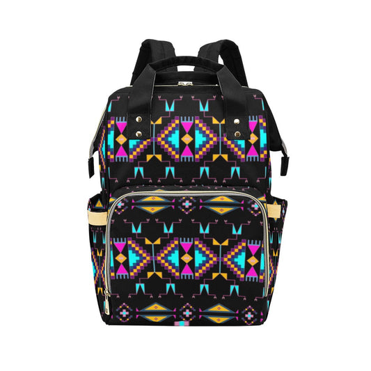 Rite of Passage Black Multi-Function Diaper Backpack