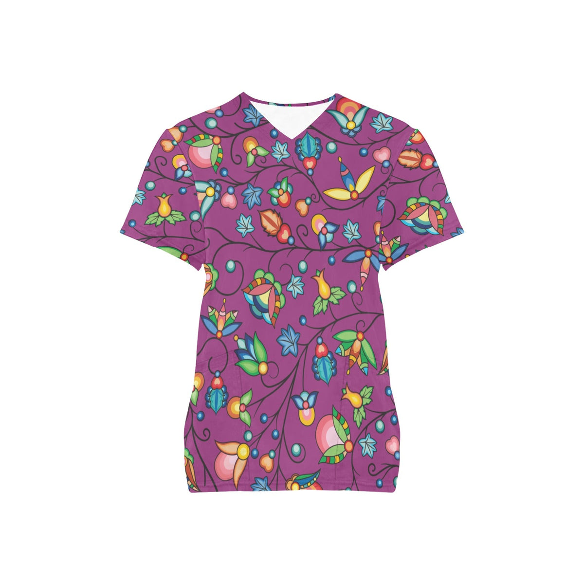Prairie Plains Spirit Berry Soup Scrub Top