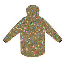 Load image into Gallery viewer, Prairie Plains Spirit Fall Leaves Unisex Sherpa Lined Hooded Coat
