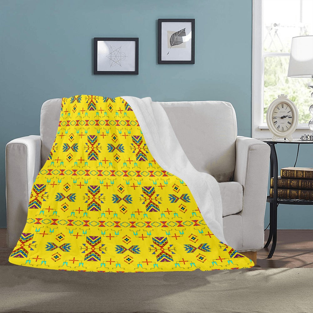 Rainbow Chief Rainbow Yellow Ultra-Soft Micro Fleece Blanket 50"x60"