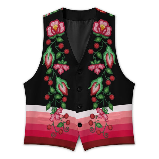 Rose Reverie Women's Sleeveless Suit Vest