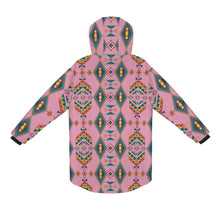 Load image into Gallery viewer, Travois Tipi Dusky Sunset Unisex Sherpa Lined Hooded Coat
