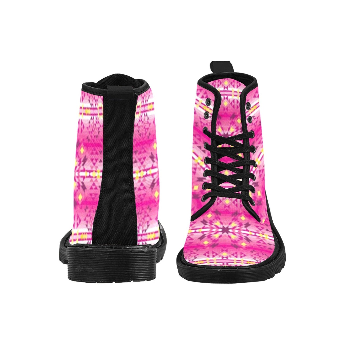 Pink Star Boots for Men