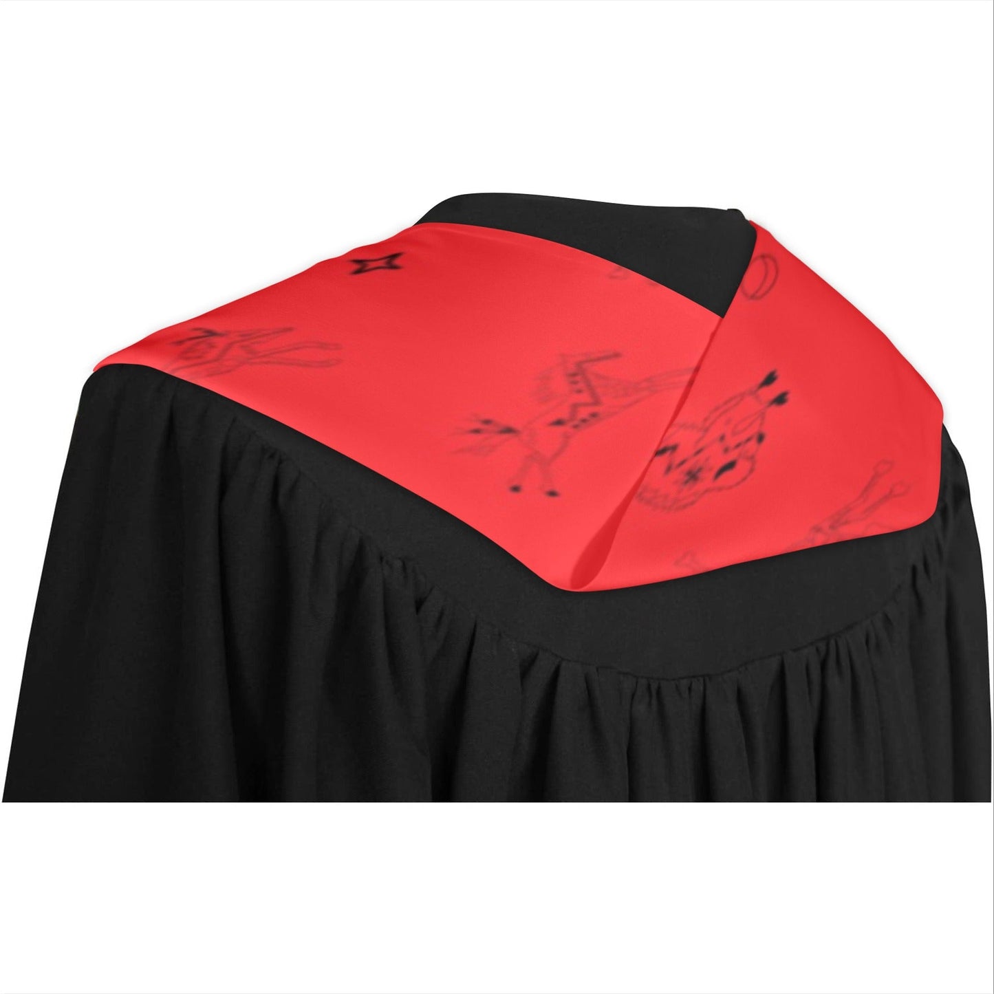 Ledger Dables Red Graduation Stole