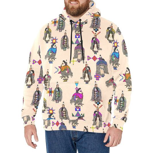 Women's Tradish Dancers  Muslin Men's Long Sleeve Fleece Hoodie