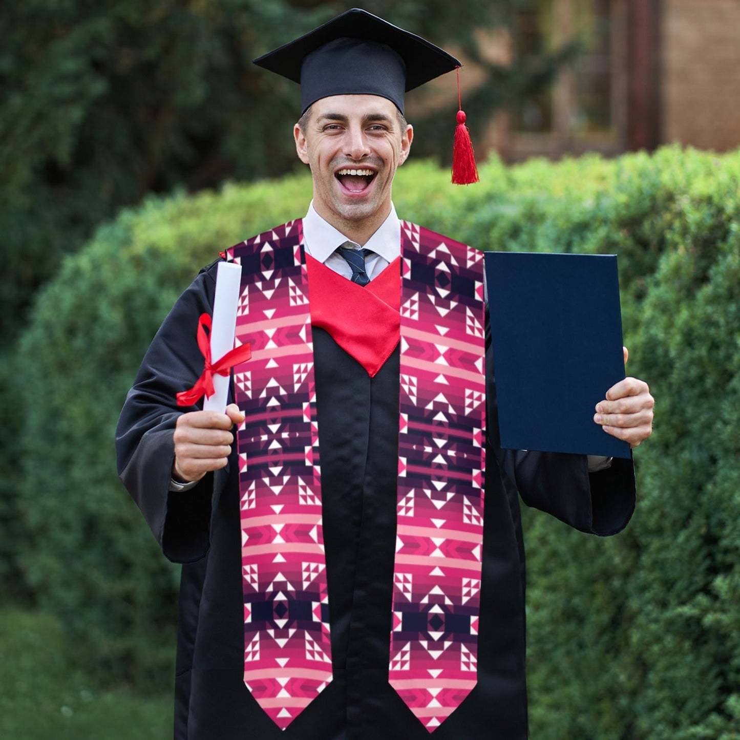 Royal Airspace Red Graduation Stole