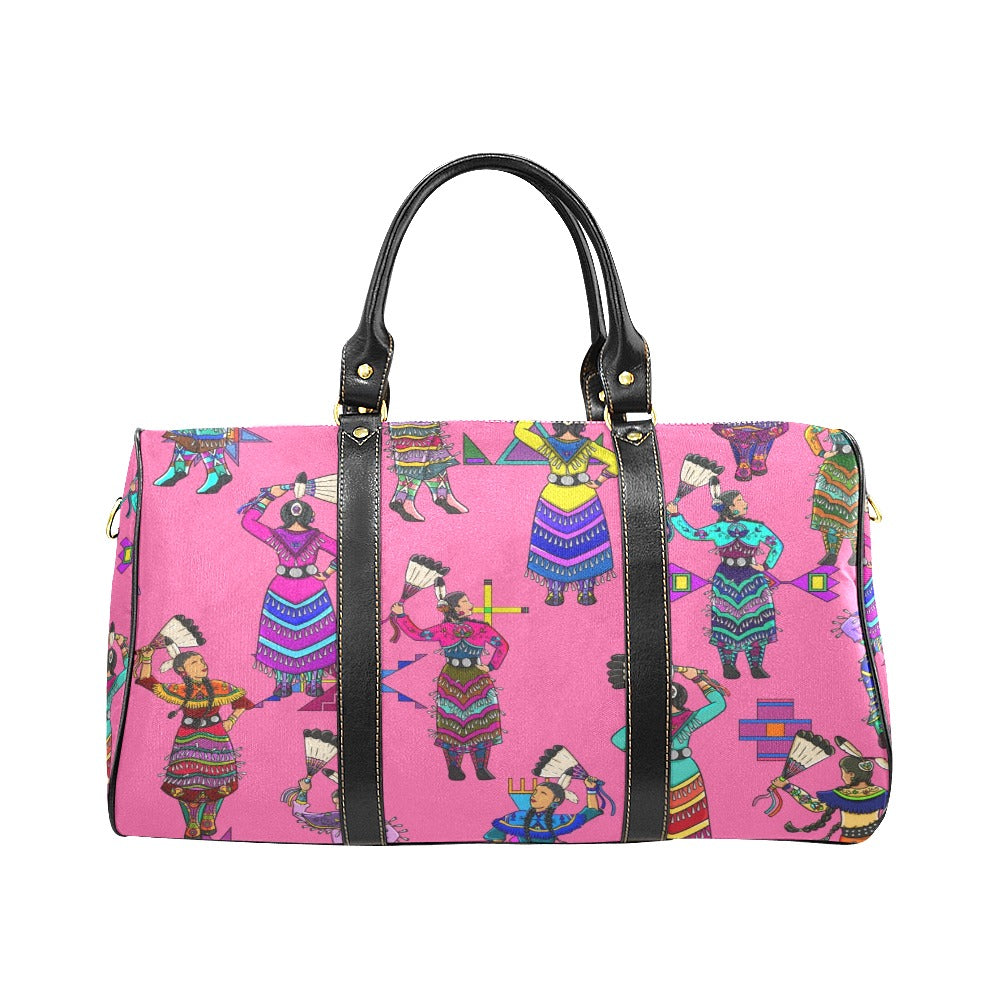 Women's Jingle Dancers Pink Small Travel Bag
