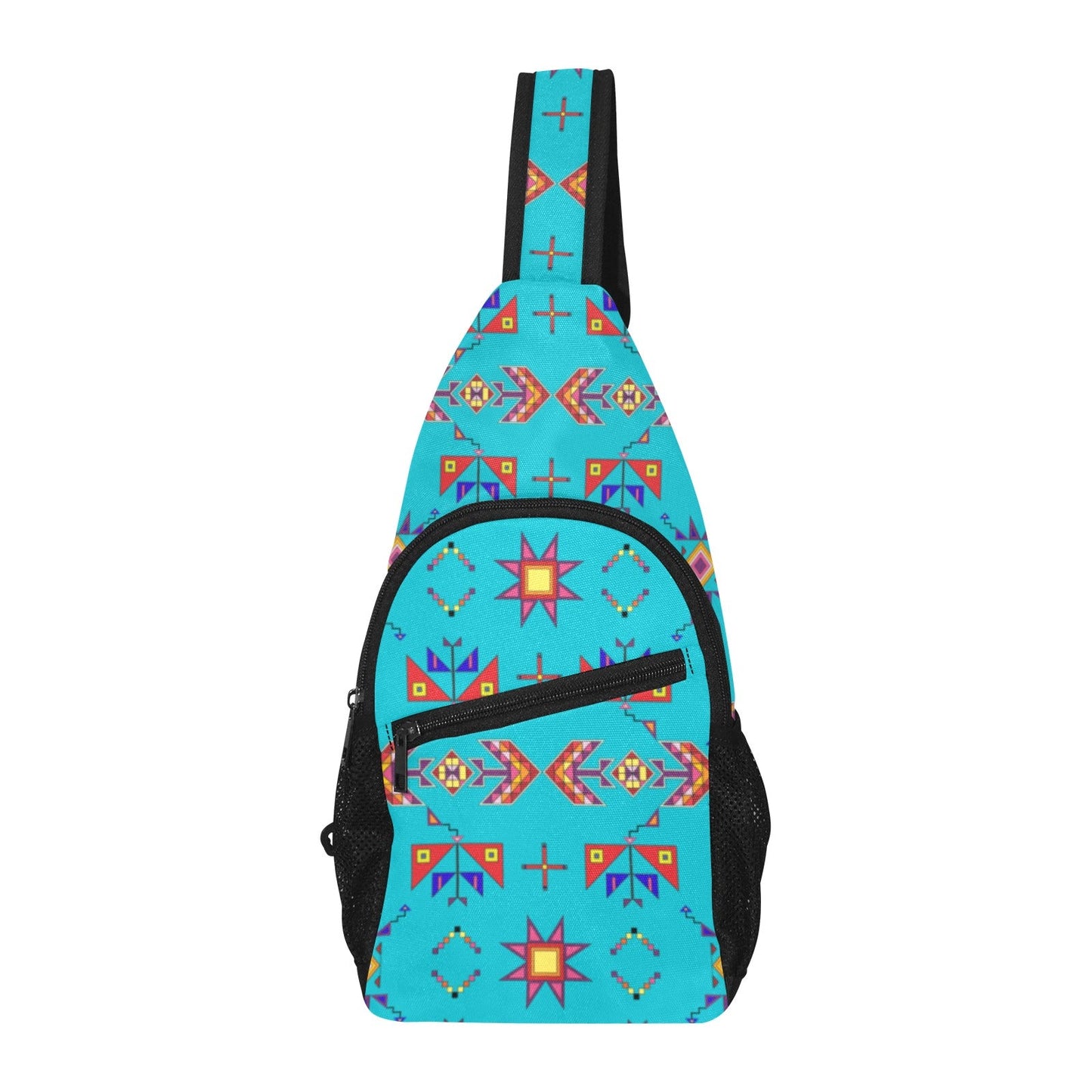 Scattered Generations Turquoise Chest Bag