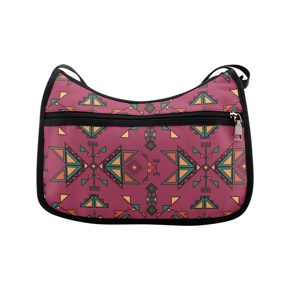 Arrow Dawn Maroon Crossbody Bag