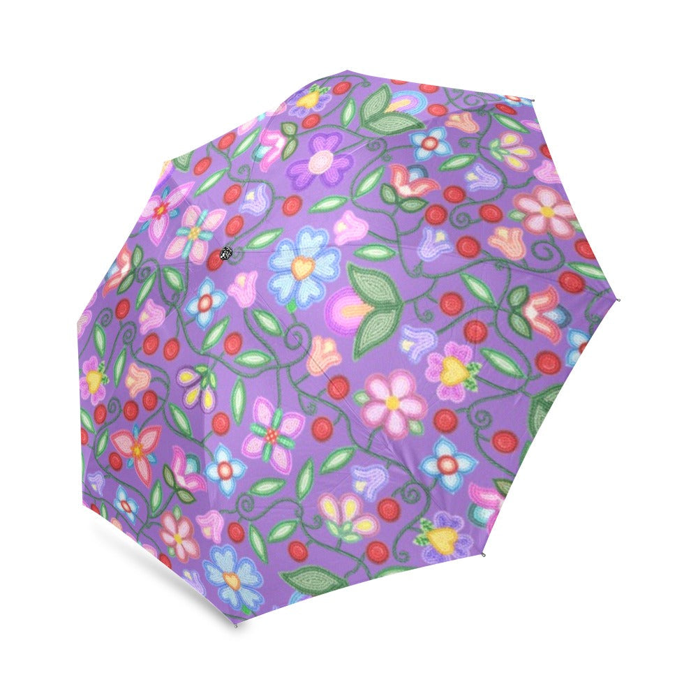 Petal Harmony Lavender Foldable Umbrella