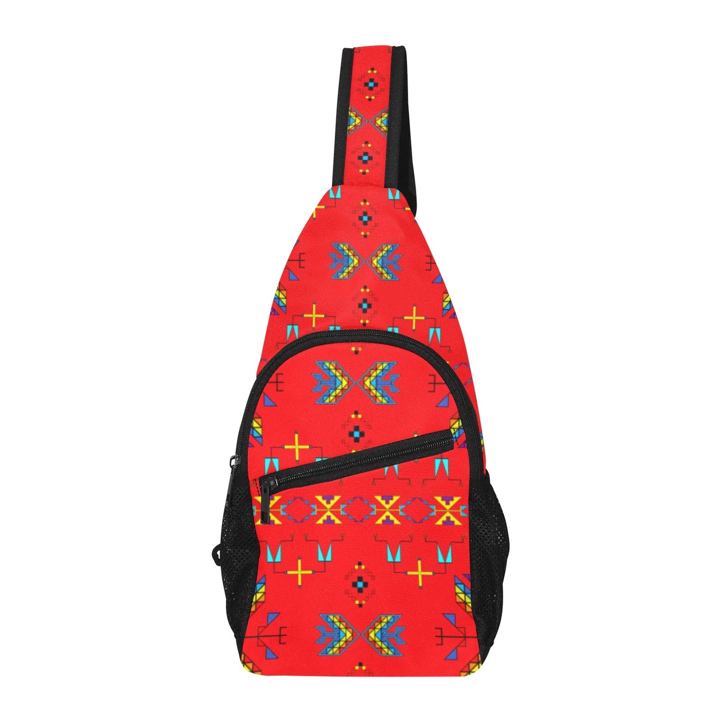Rainy Chief Rainbow Red Chest Bag
