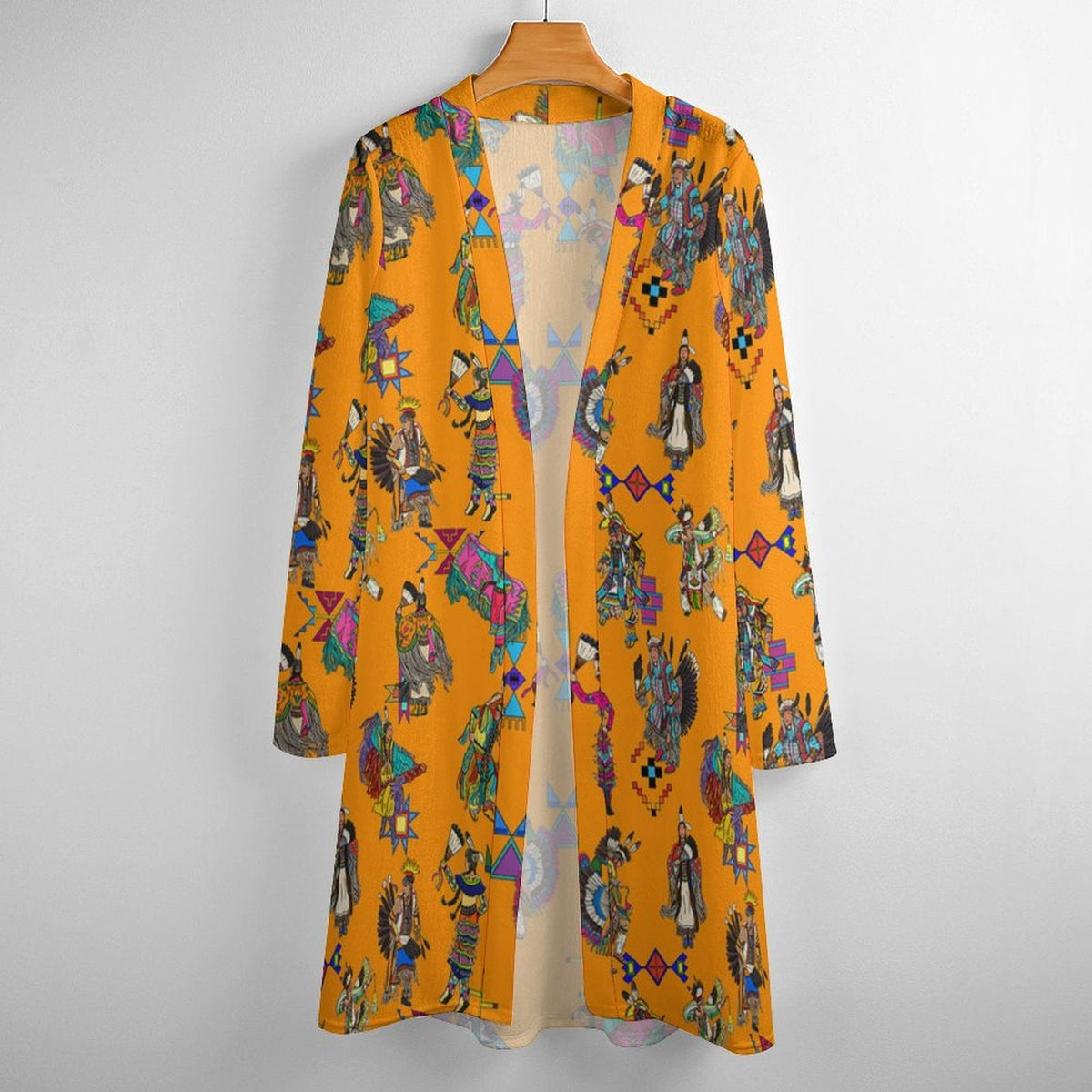 Grand Entry Dancers Orange Cardigan