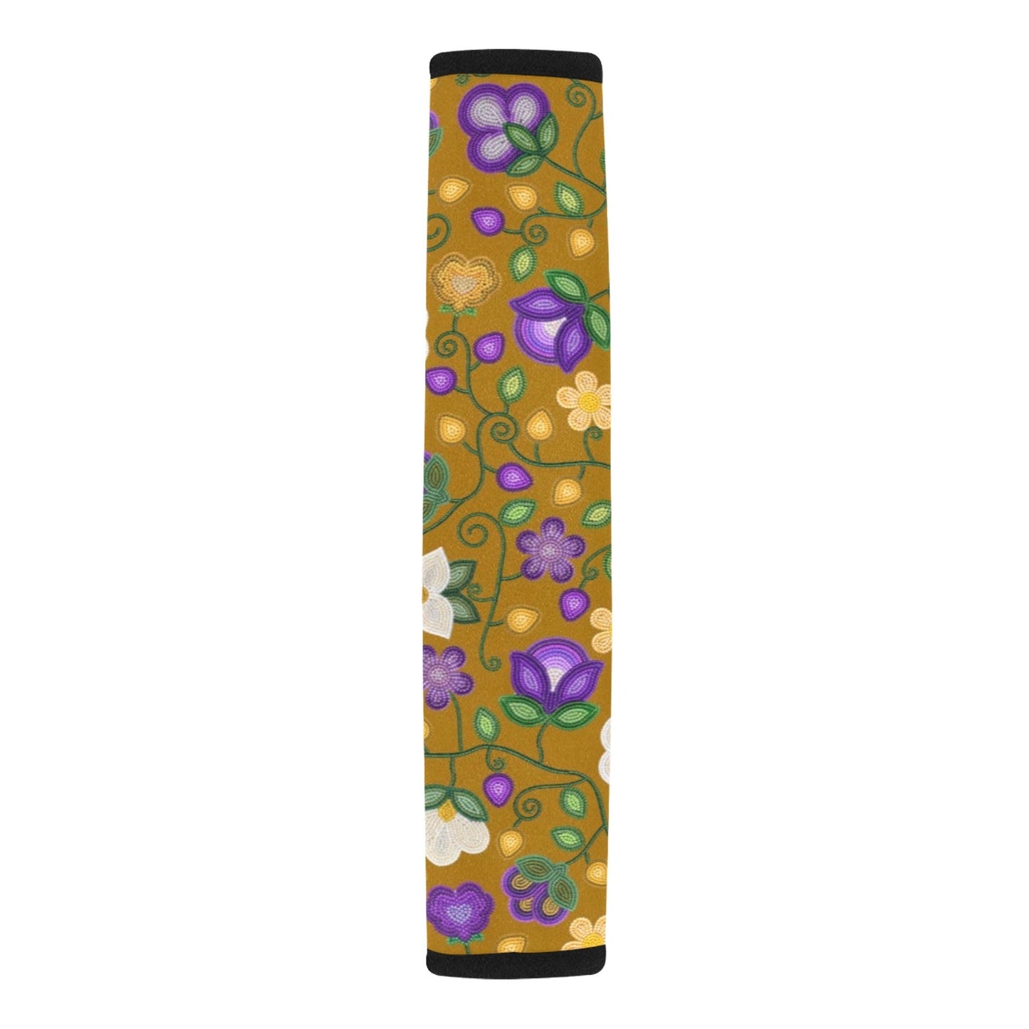 Midnight Moss Bloom Toffee Seat Belt Cover