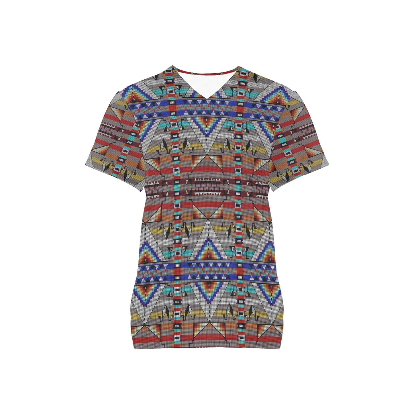Medicine Blessing Grey Scrub Top
