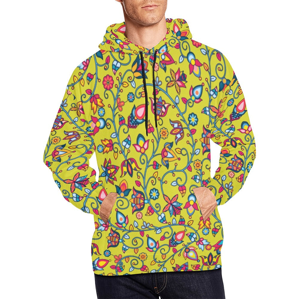 Thorny Path Yellow Grass Hoodie for Men