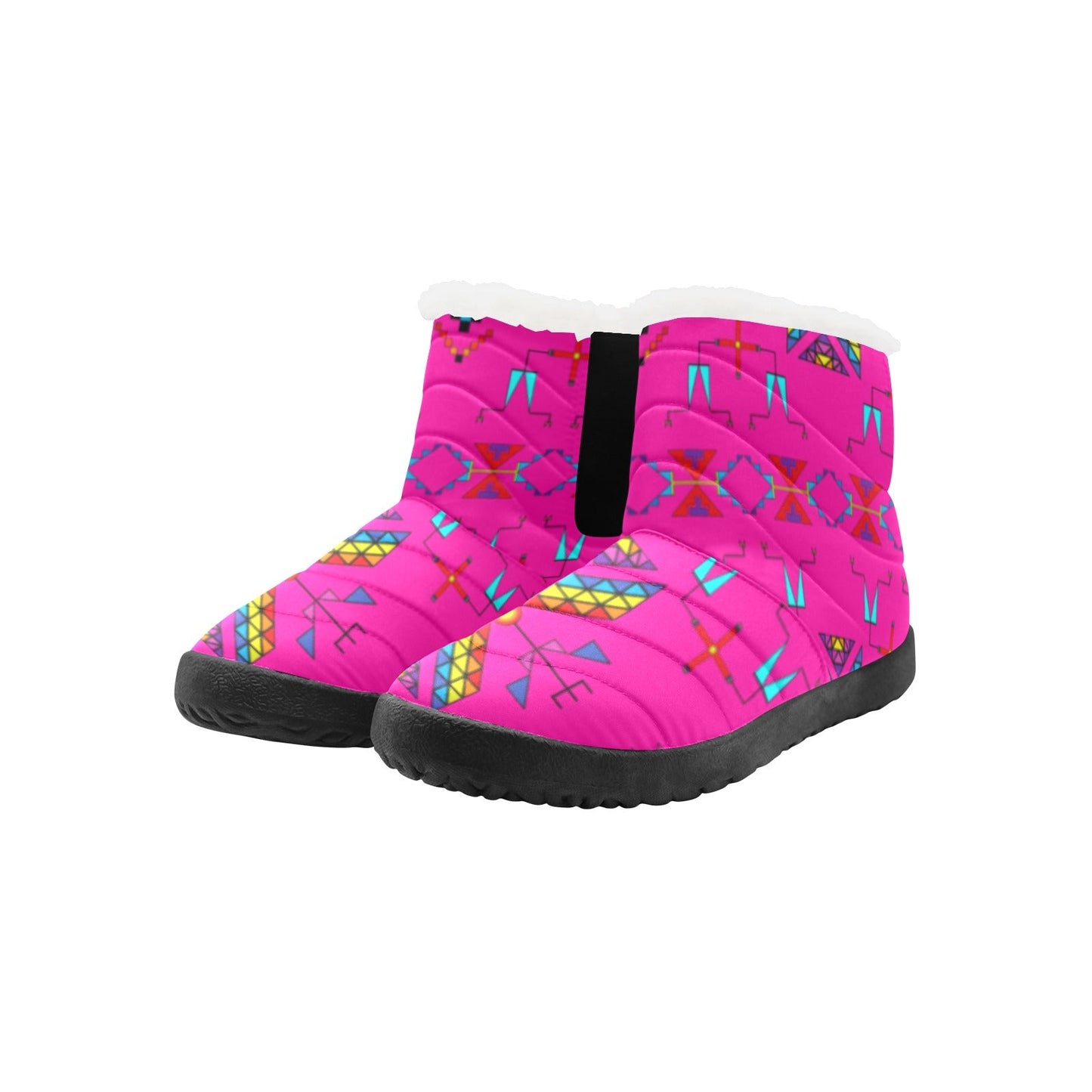 Rainy Chief Rainbow Hot Pink Women's Padded Winter Boot