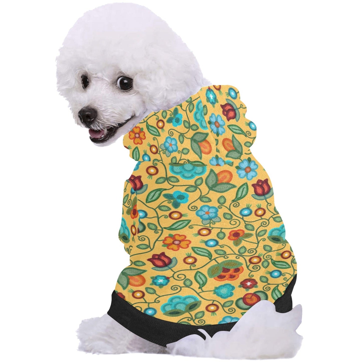 Prairie Fire Petals Honey Pet Hoodie