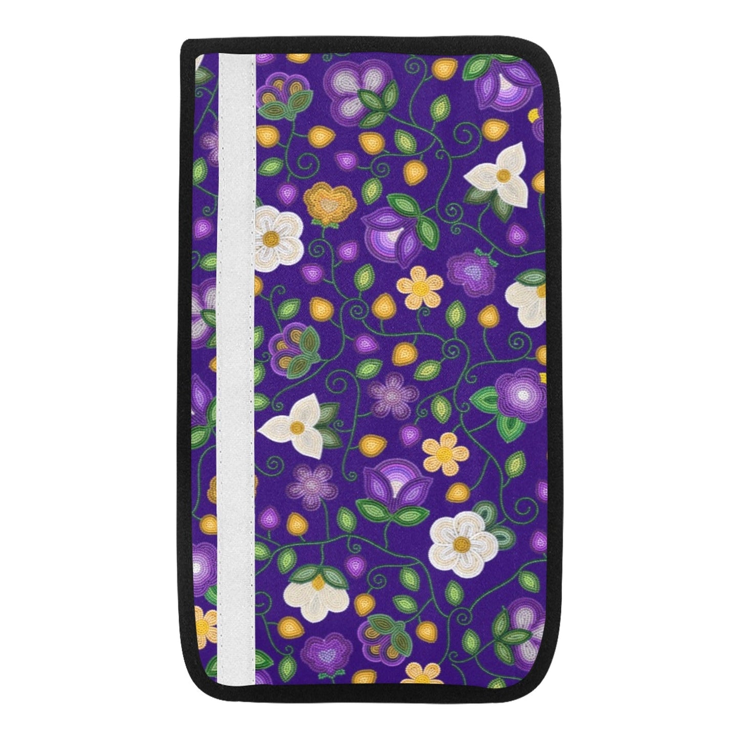 Midnight Moss Bloom Aubergine Seat Belt Cover