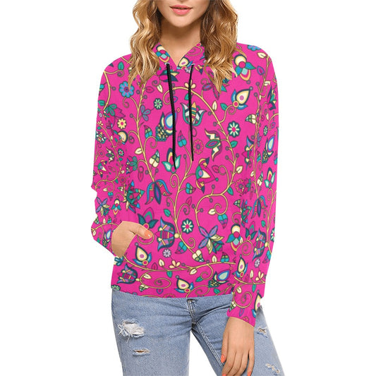 Thorny Path Pink Hoodie for Women