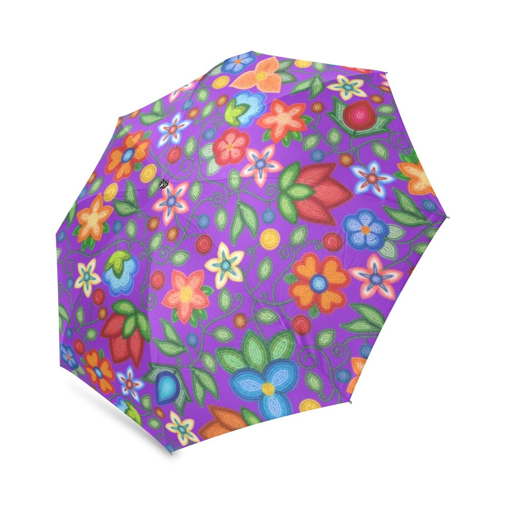 Morning Harmony Purple Foldable Umbrella