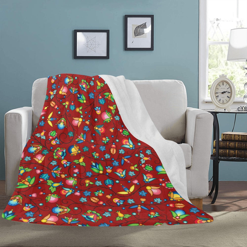 Prairie Plains Spirit Red X-Large Micro Fleece Blanket