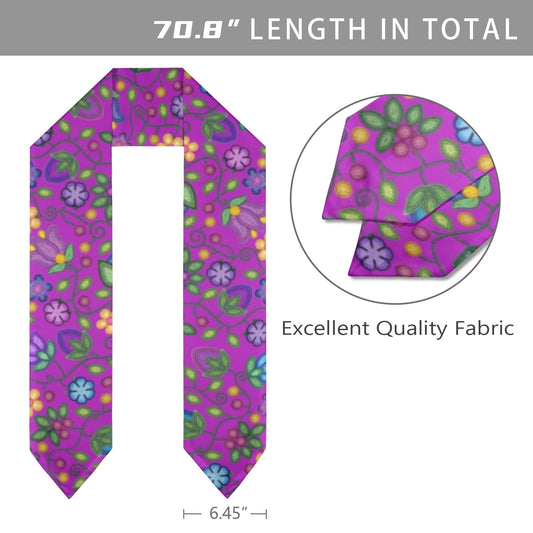 Bloom Uplift Purple Graduation Stole