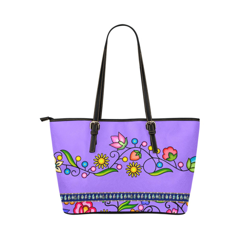 Grandmother Legacy Purple Leather Tote