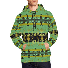 Load image into Gallery viewer, Between the Mountains Sage Hoodie for Men
