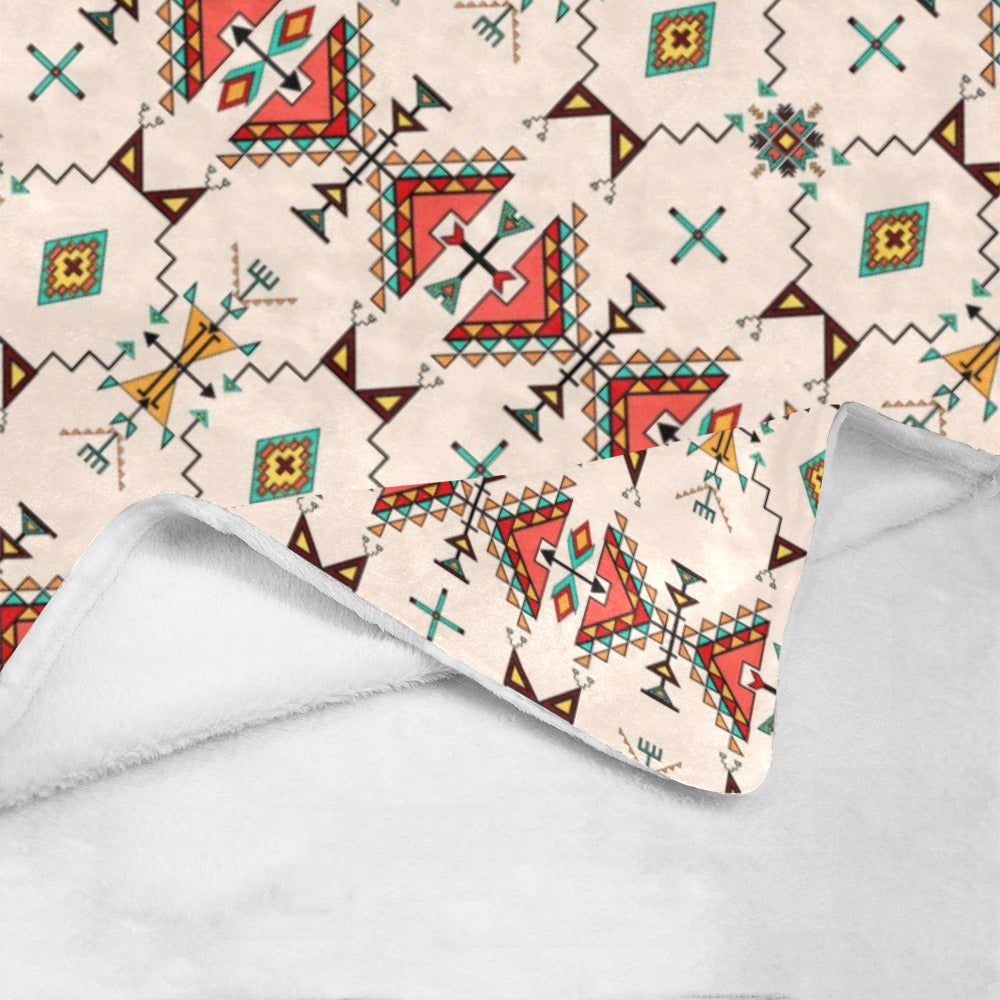 Thunder Flight Cream X-Large Micro Fleece Blanket