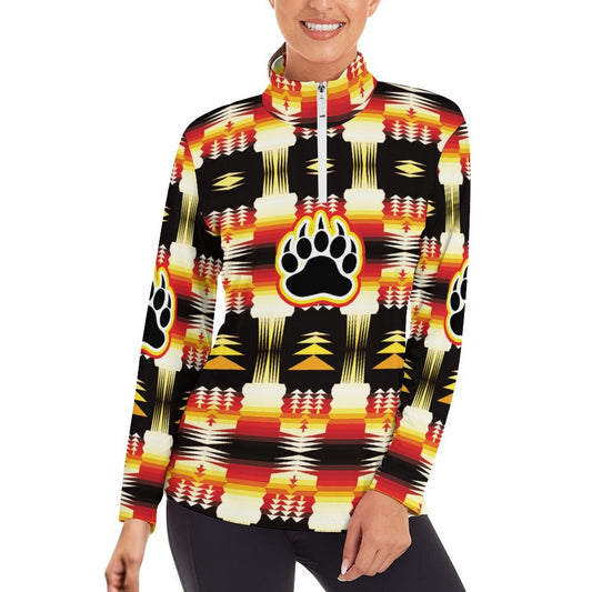 Medicine Wheel Sage Bearpaw Long Sleeve Yoga Shirt