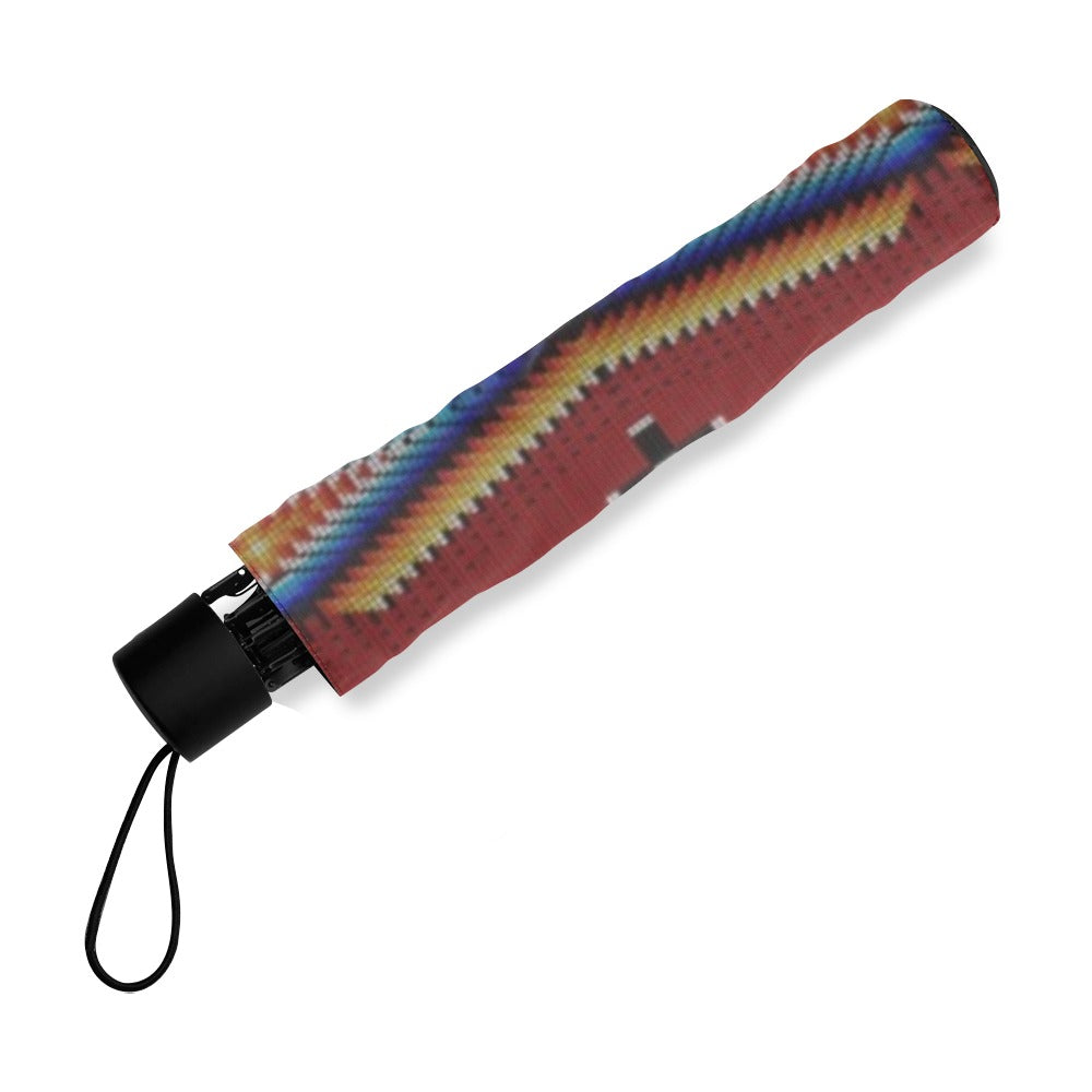 Diamond in the Bluff Red Foldable Umbrella