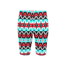 Load image into Gallery viewer, Two Spirit Dance Men&#39;s Knee Length Swimming Trunks
