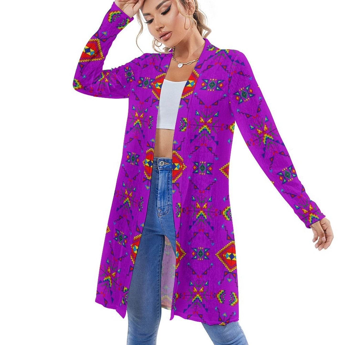 Buffalo Jump Purple Cardigan