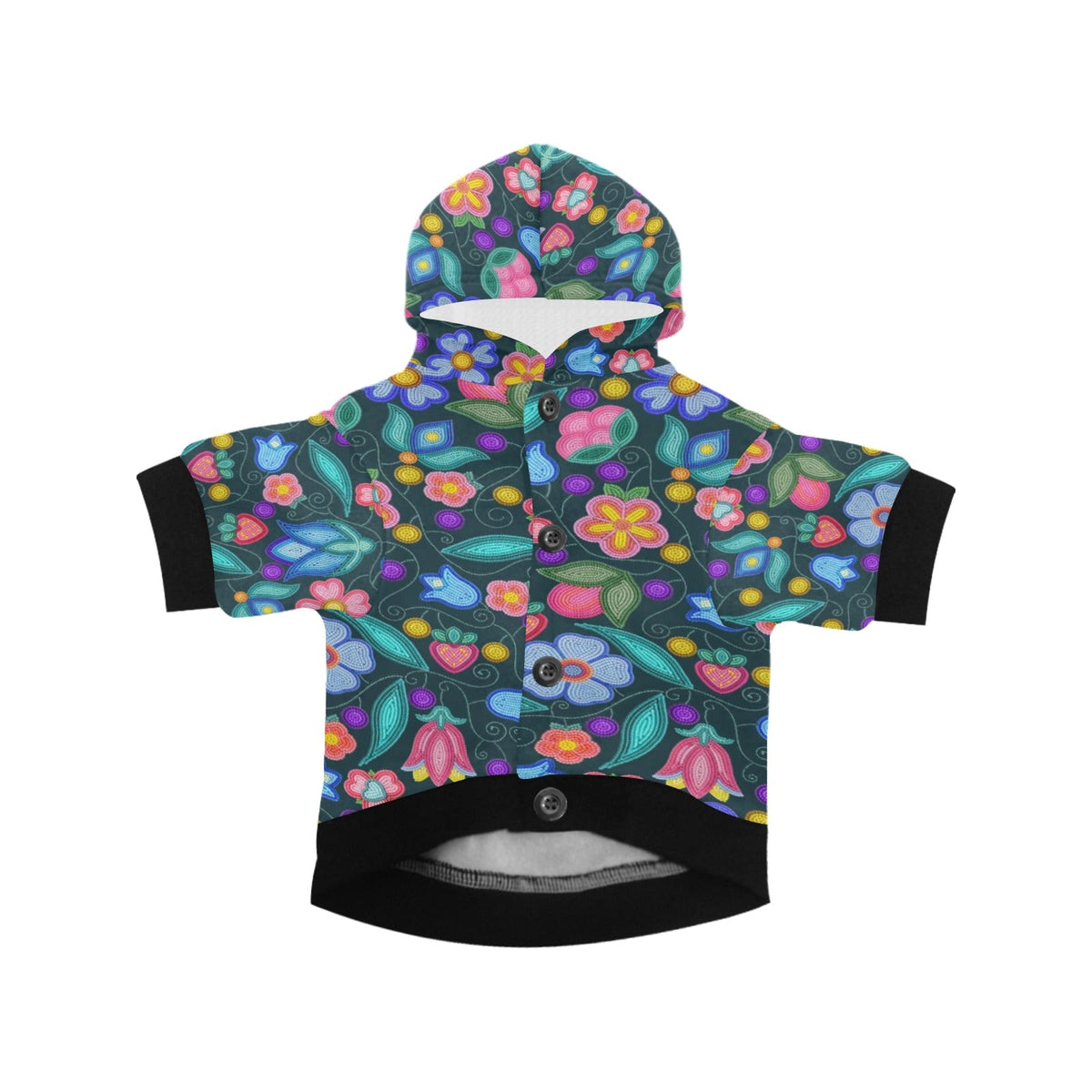 Sweet Offering Dark Teal Pet Hoodie