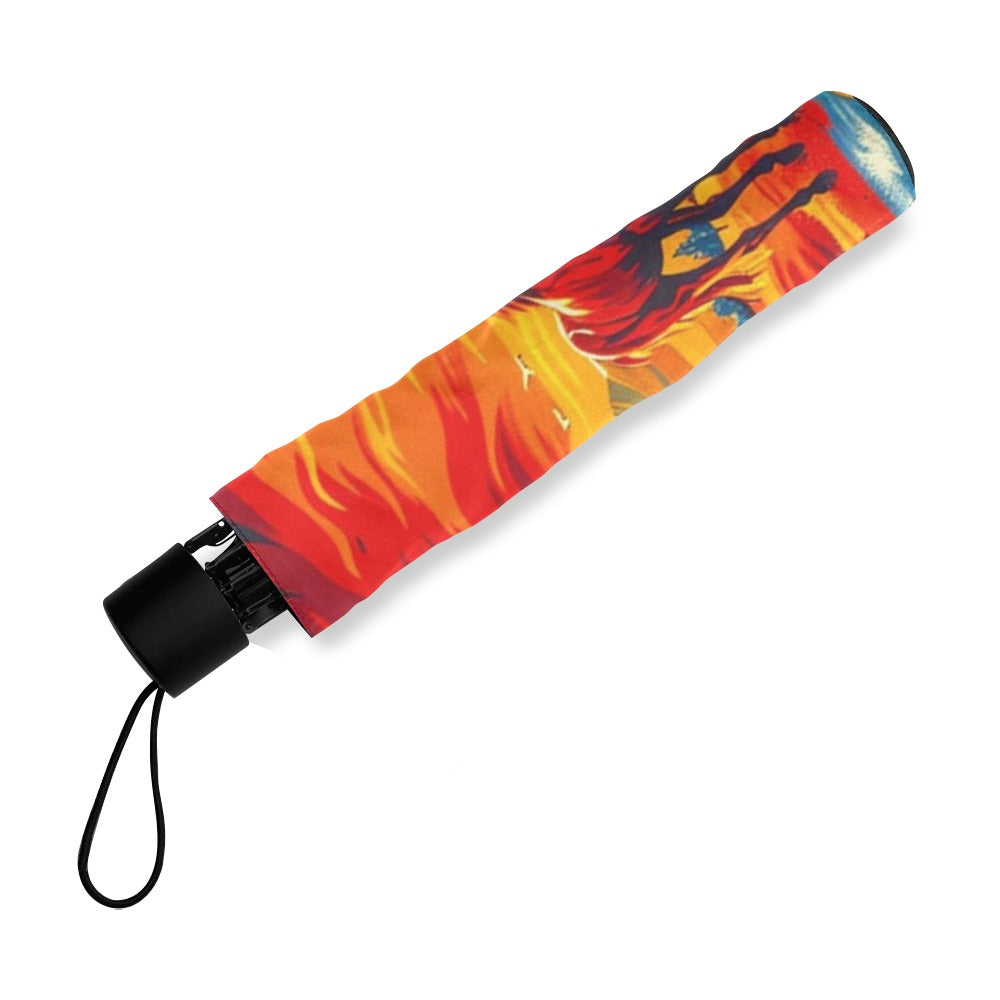 Wild Horses Foldable Umbrella