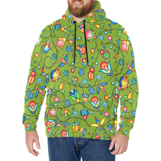 Prairie Plains Spirit Sweetgrass Men's Long Sleeve Fleece Hoodie