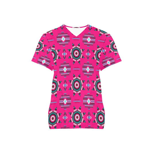 Rising Star Strawberry Moon Scrub Top