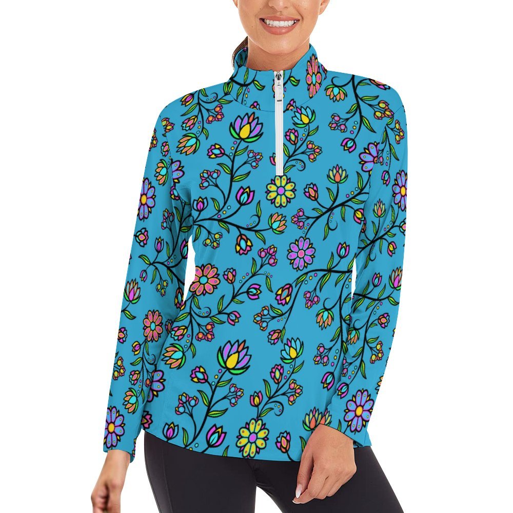 Cosmic Whisper Pastel Rainy Horizon Long Sleeve Yoga Shirt