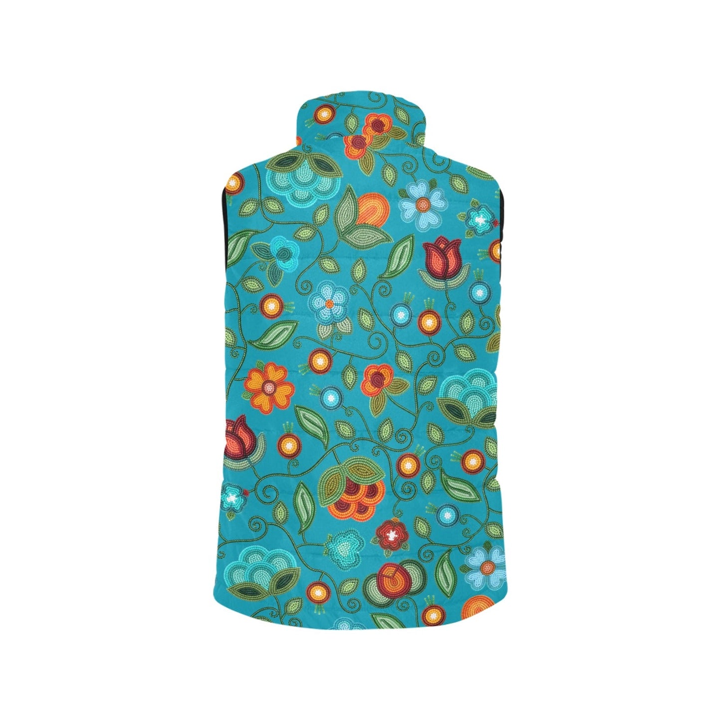 Prairie Fire Petals Ocean Padded Vest