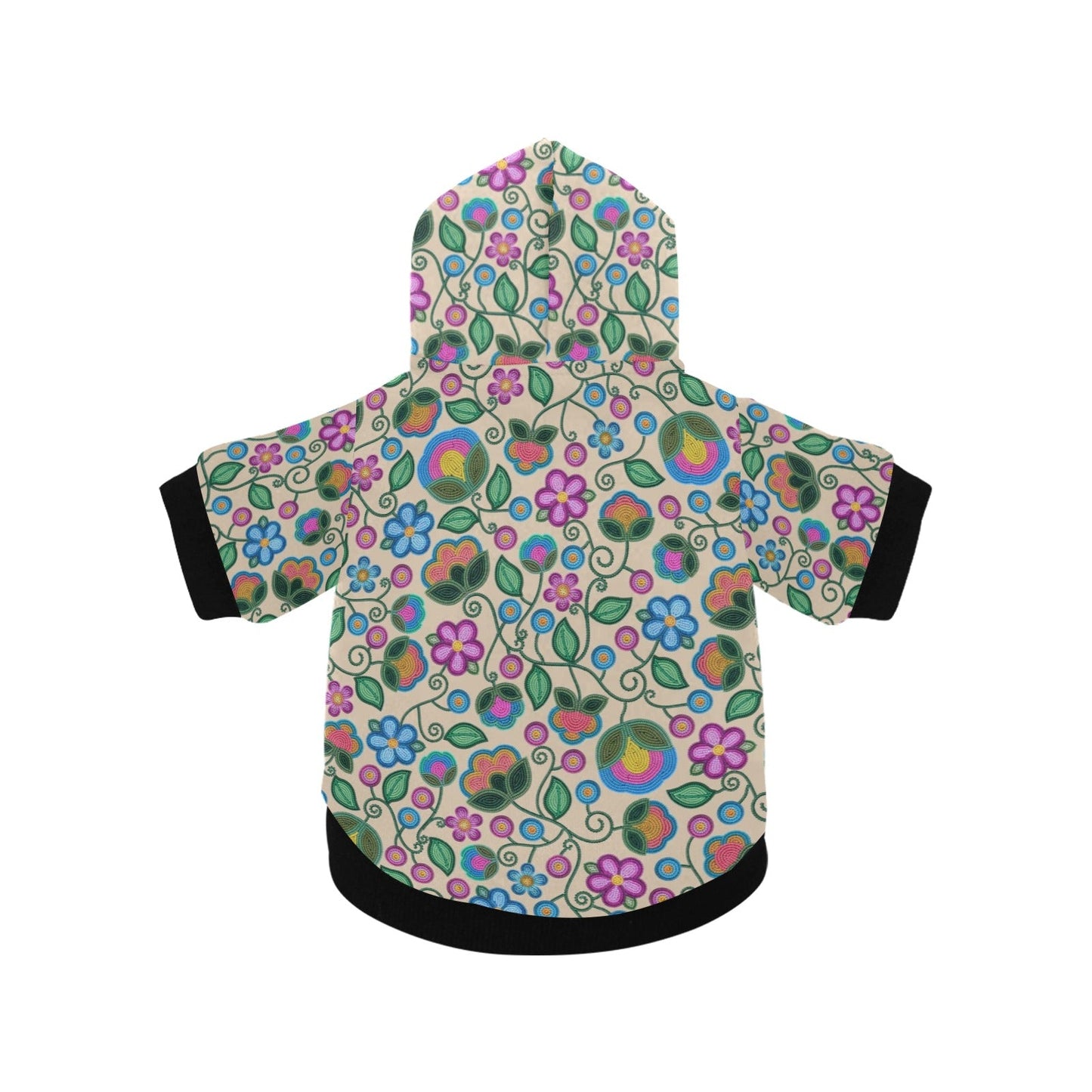 Turquoise Sunbeam Cream Pet Hoodie