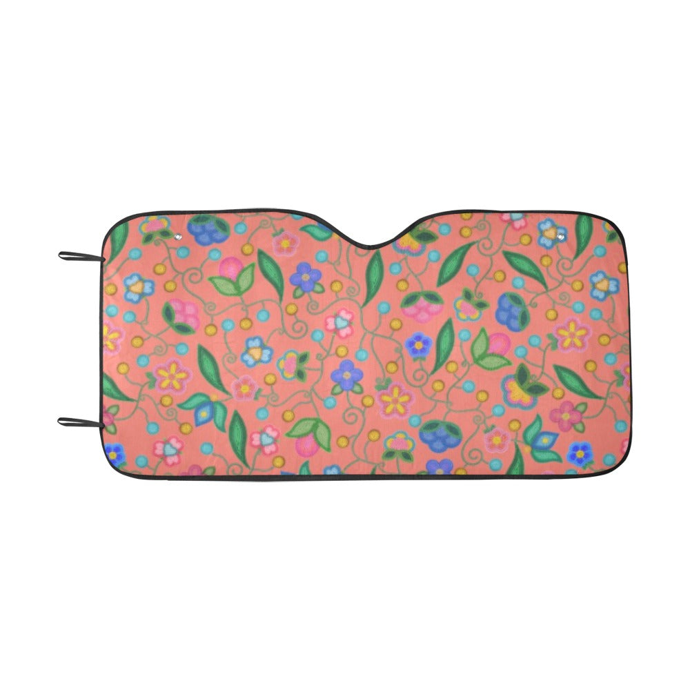 Skyberry Serenade Peach Car Sun Shade 55"x30"