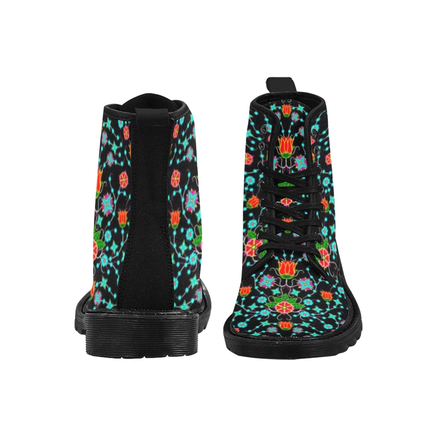 Floral Damask Upgrade Boots for Men