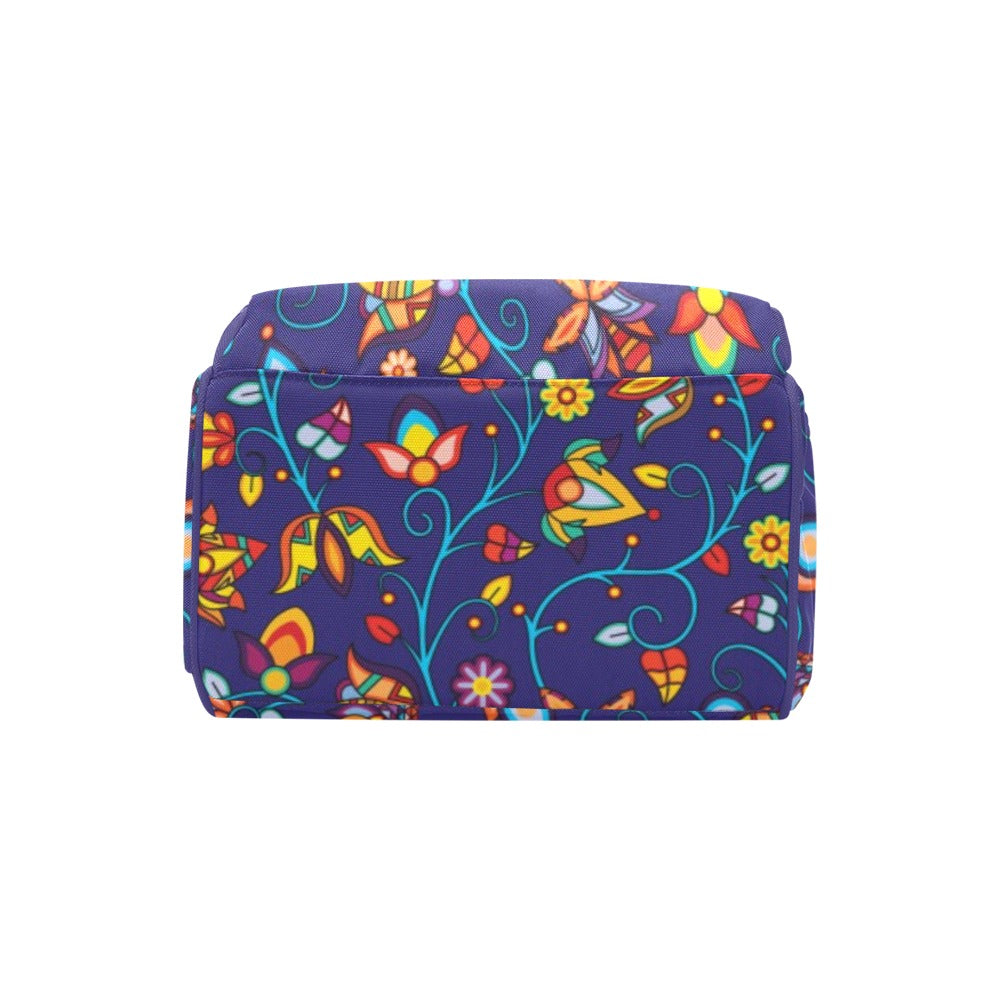 Thorny Path Blue Multi-Function Diaper Backpack