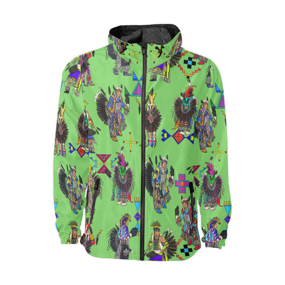 Men's Tradish Dancers Grass Men's Windbreaker