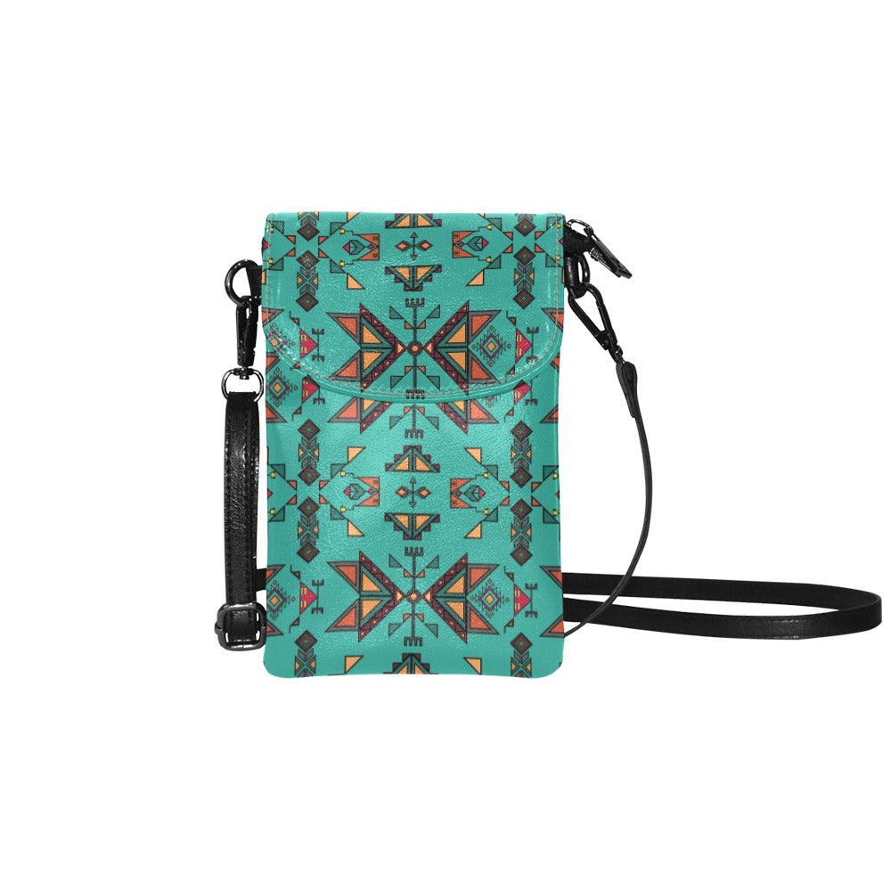 Arrow Dawn Turquoise Small Cell Phone Purse